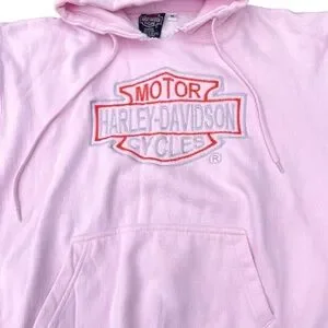 Vintage Harley-Davidson Light Pink Sweatshirt Sz M